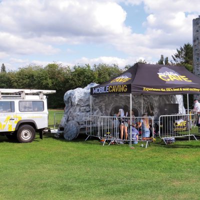 Mobile Wall & Cave Set Up